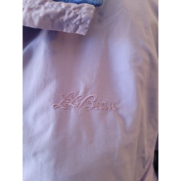 L.L. Bean Vintage Purple Fleece Full Zipper Jacket Size L Outer Wear Camping - Picture 2 of 11